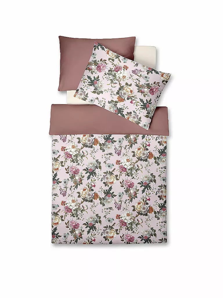 FLEURESSE | Ropa de cama de satén BED ART 70x90cm/140x200cm Coral | Coral