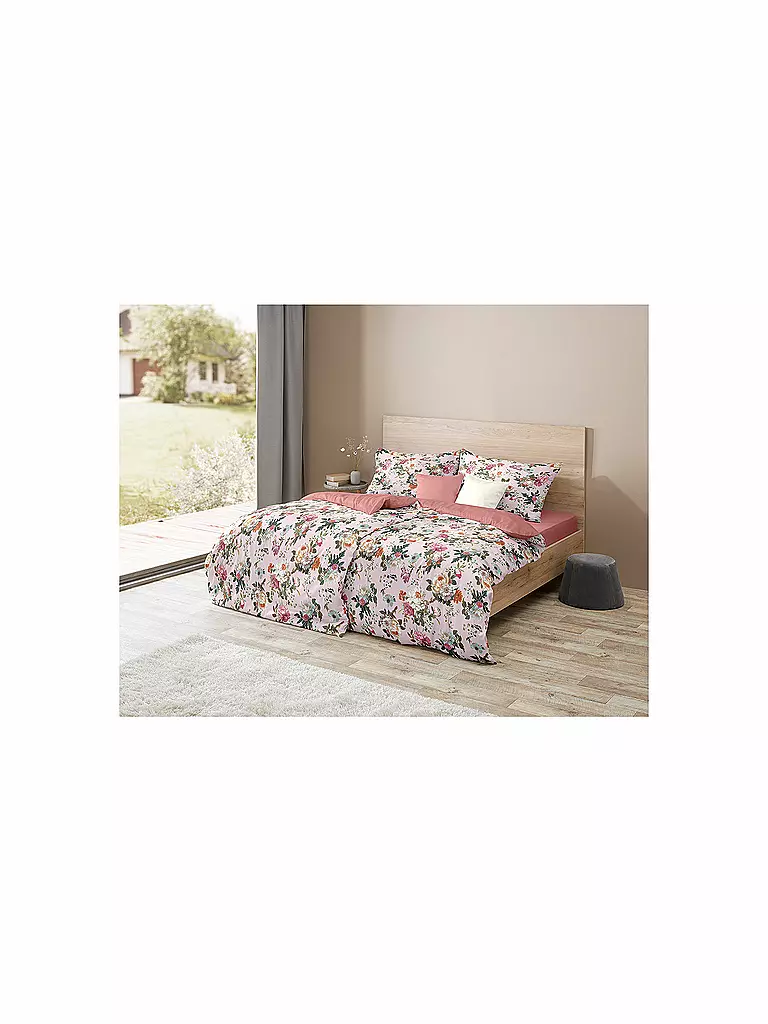 FLEURESSE | Ropa de cama de satén BED ART 70x90cm/140x200cm Coral | Coral