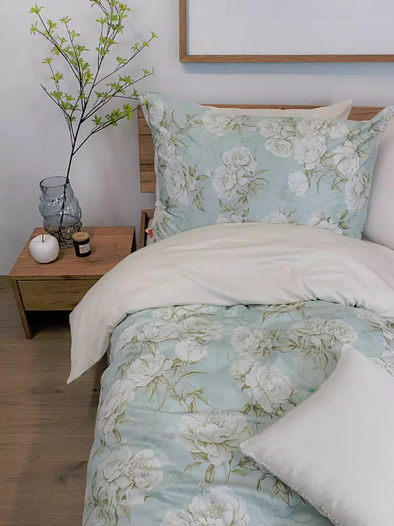 FLEURESSE | Ropa de cama de satén BED ART 70x90cm/140x200cm Honeydew | 