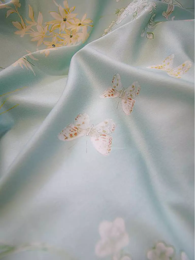 FLEURESSE | Ropa de cama de satén BED ART 70x90cm/140x200cm Honeydew | 