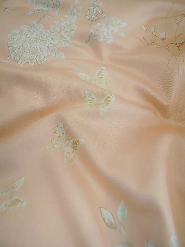 FLEURESSE | Ropa de cama de satén BED ART 70x90cm/140x200cm Melocotón | 