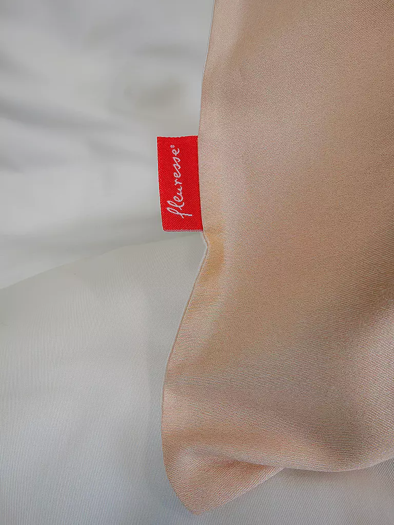 FLEURESSE | Ropa de cama de satén BED ART 70x90cm/140x200cm Peach | Naranja