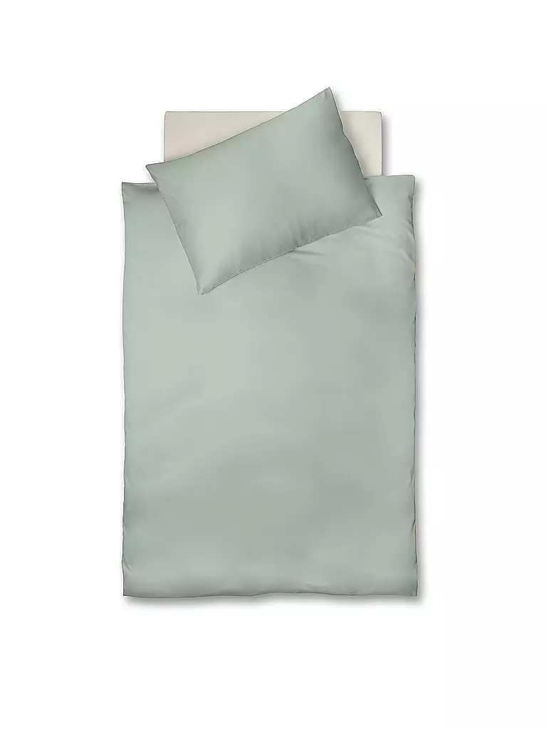 FLEURESSE | Ropa de cama de satén Royal 70x90cm / 140x200cm Oliva | Oliva