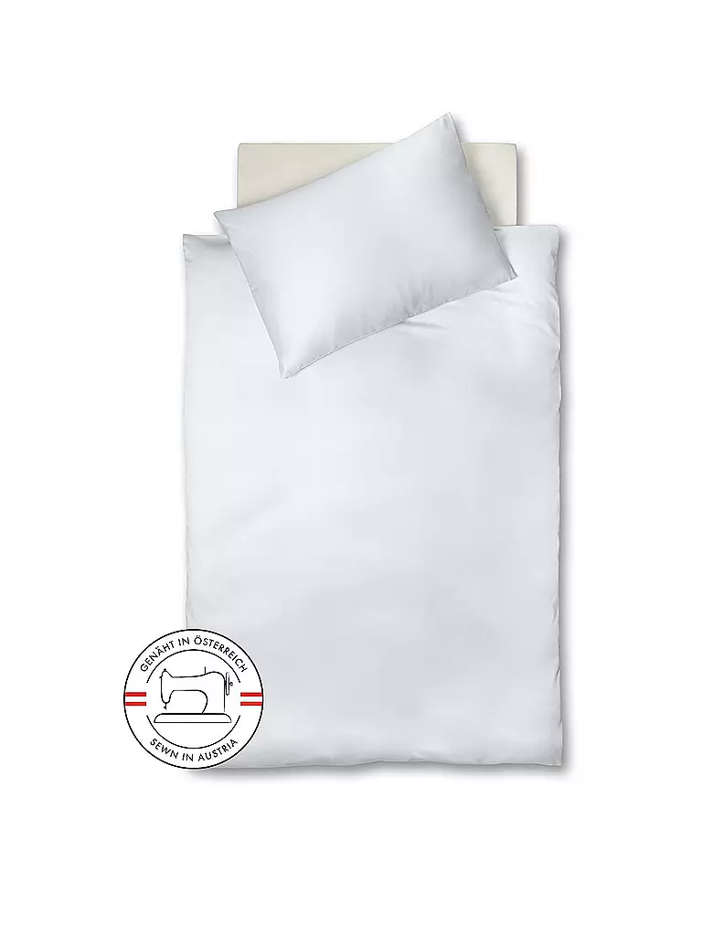 FLEURESSE | Ropa de cama de satén Royal Uni 140x220cm Plata | Gris claro