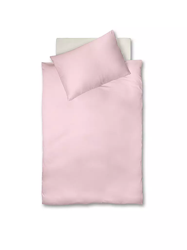 FLEURESSE | Ropa de cama de satén ROYAL UNI 70x90cm / 140x200cm Rosa | Rosa