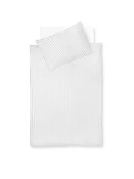 FLEURESSE | Ropa de cama Seersucker RIO 70x90cm/140x200cm Crema | Blanco