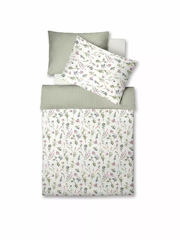 FLEURESSE | Ropa de cama Tencel LUXURY 70x90cm / 140x200cm Multicolor | Blanco