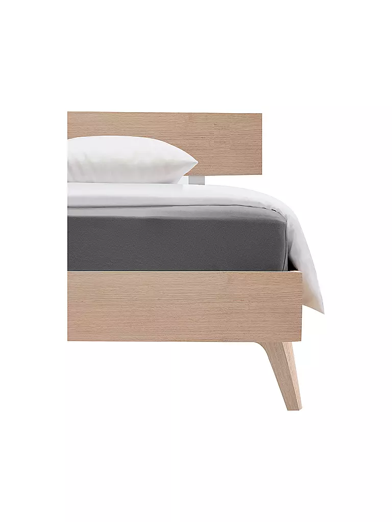 FLEURESSE | Sábana bajera ajustable de punto Jersey 100x200cm Gris | Gris