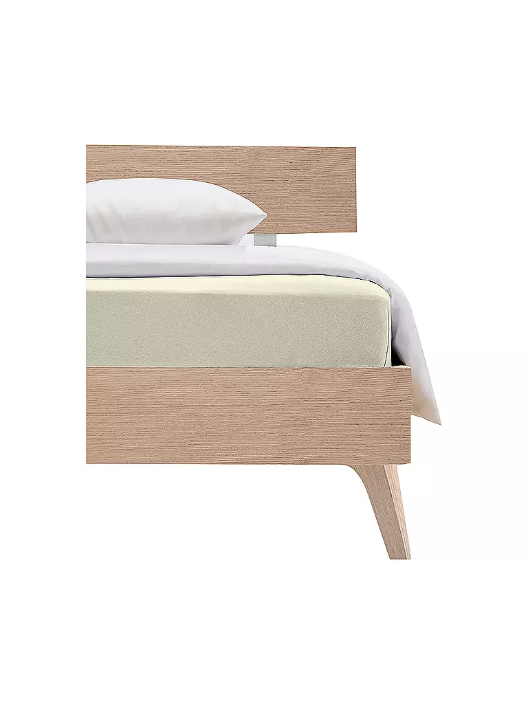 FLEURESSE | Sábana bajera ajustable de punto S-Jersey 130x200cm crema | Beige