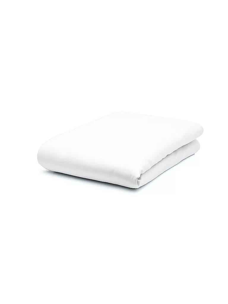 FLEURESSE | Sábana bajera ajustable de satén Royal Uni 90x200cm Blanco | Blanco