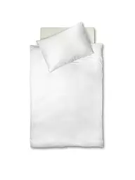 FLEURESSE | Satin Bettwäsche ROYAL UNI 70x90cm / 140x200cm Azul | Blanco