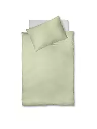 FLEURESSE | Satin Bettwäsche ROYAL UNI 70x90cm / 140x200cm Azul | Verde claro