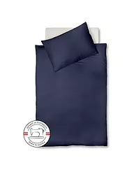 FLEURESSE | Ropa de cama de satén "Royal" 70x90cm/140x220cm | Azul oscuro