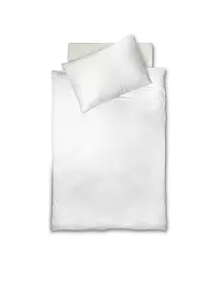 FLEURESSE | Satin Bettwäsche ROYAL UNI 2x 70x90cm/200x200cm Blanco | Blanco