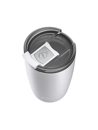 FLSK | Vaso isotérmico - Termo CUP para café para llevar 0,35 l Acero inoxidable Blanco