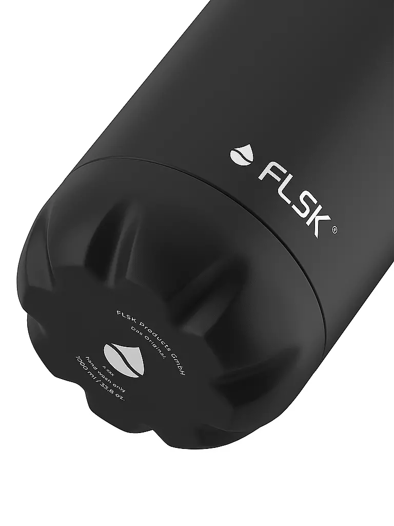 FLSK | Botella aislante - Termo 1l Negro | Negro