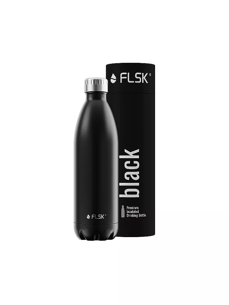 FLSK | Botella aislante - Termo 1l Negro | Negro