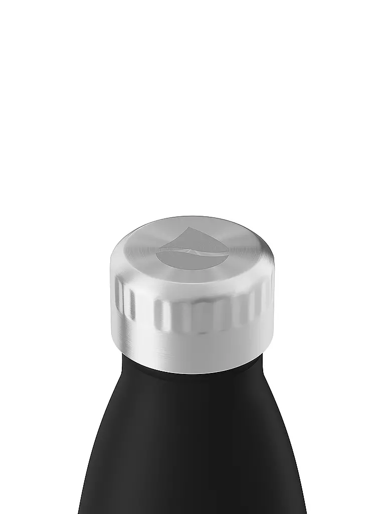 FLSK | Botella aislante - Termo de 0,5 l de acero inoxidable Black | Negro
