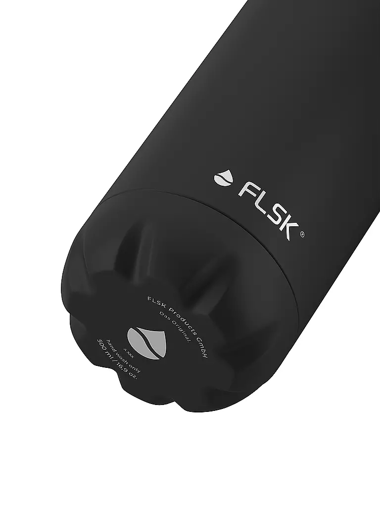 FLSK | Botella aislante - Termo de 0,5 l de acero inoxidable Black | 