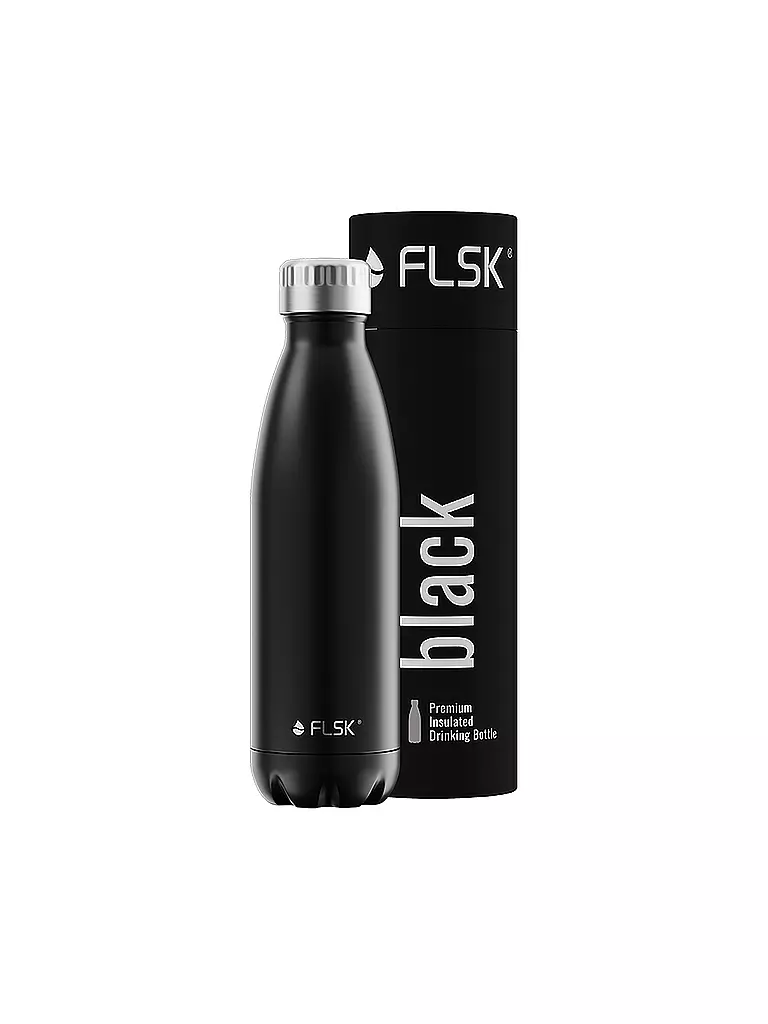 FLSK | Botella aislante - Termo de 0,5 l de acero inoxidable Black | 