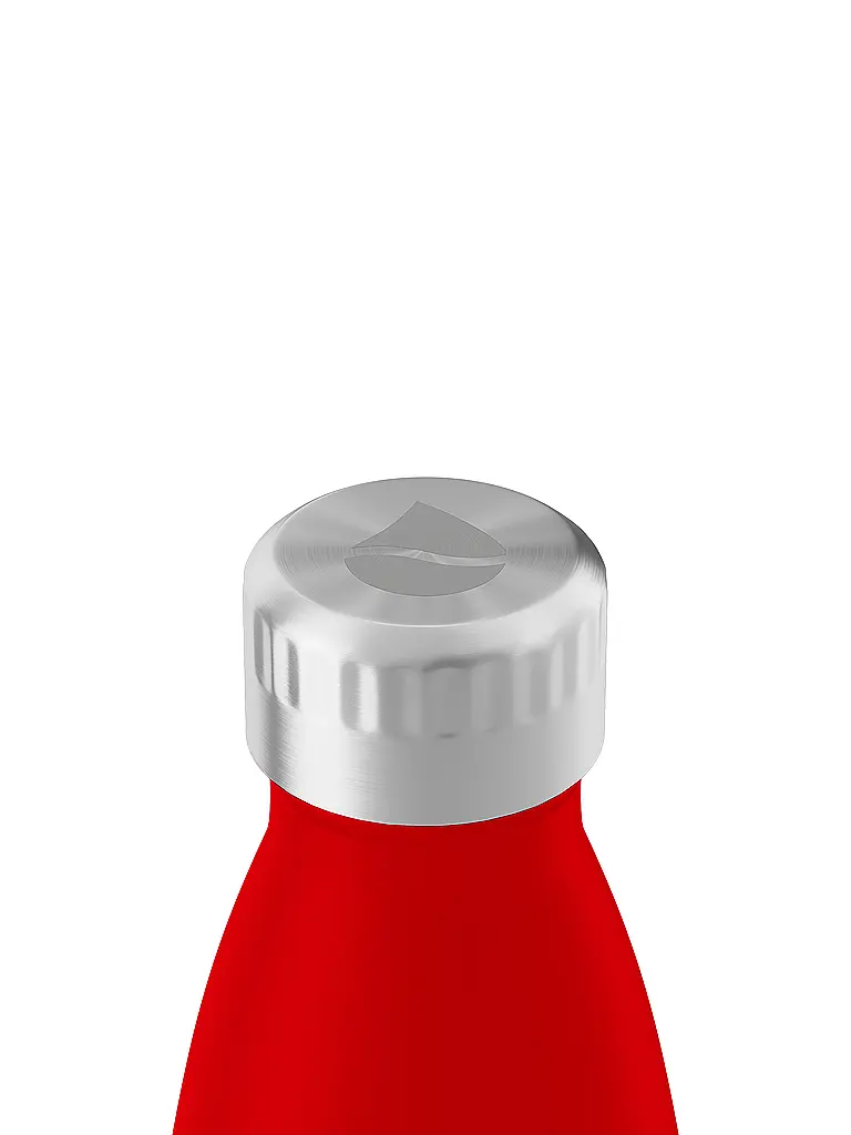FLSK | Botella aislante - Termo de 0,5 l de acero inoxidable rojo | Rojo