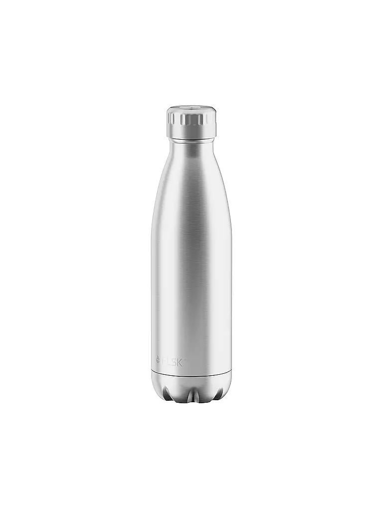 FLSK | Botella aislante - Termo de 0,5 l de acero inoxidable | Plata