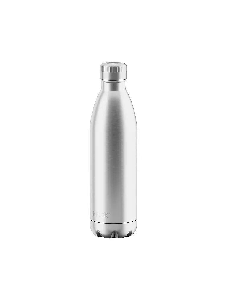FLSK | Botella aislante - Termo de 0,75 l de acero inoxidable | Plata