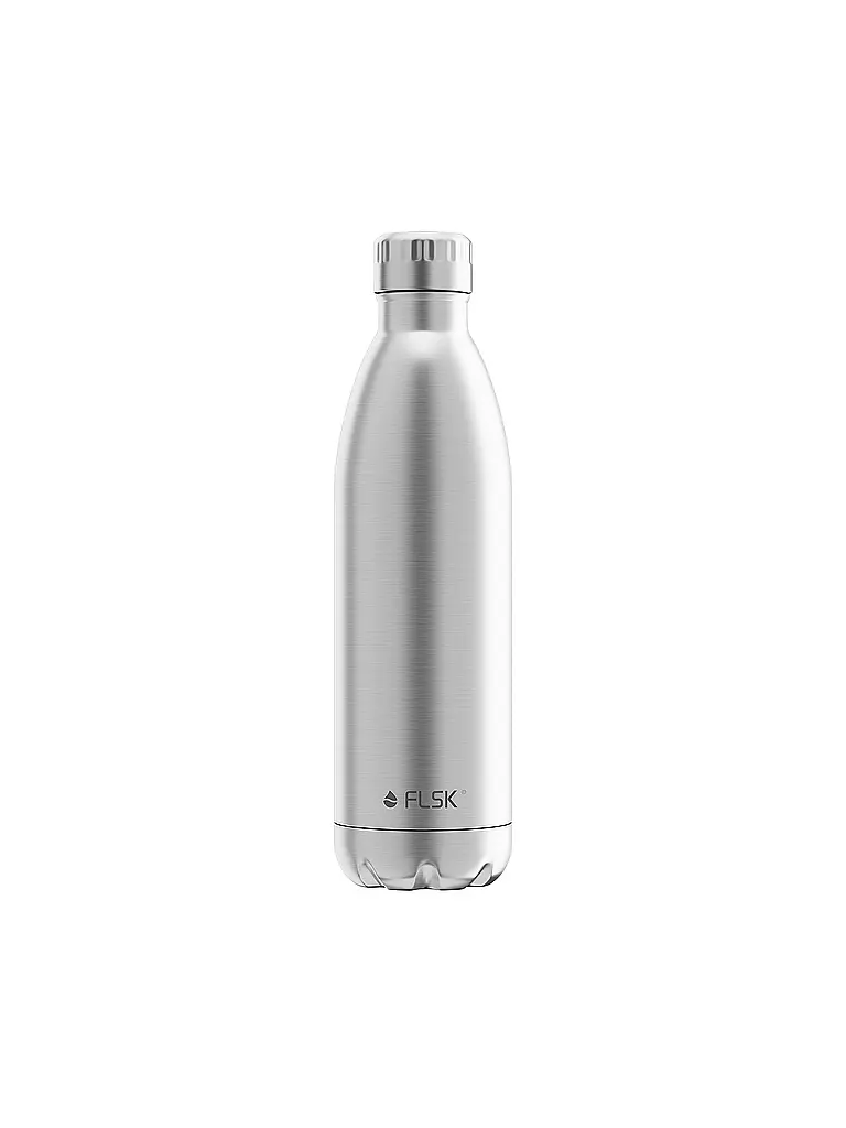 FLSK | Botella aislante - Termo de 0,75 l de acero inoxidable | Plata