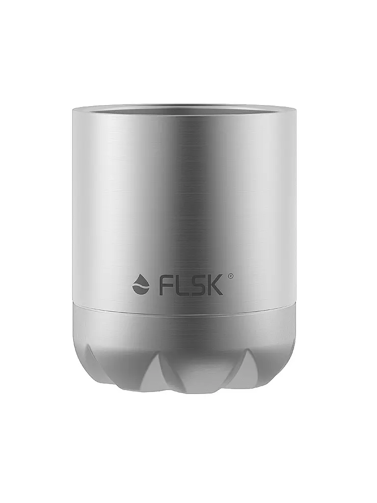 FLSK | Botella isotérmica - Botella de agua con vaso 0,7 l Stainless | 