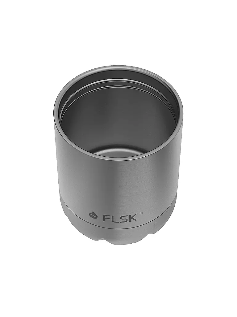 FLSK | Botella isotérmica - Botella de agua con vaso 0,7 l Stainless | 