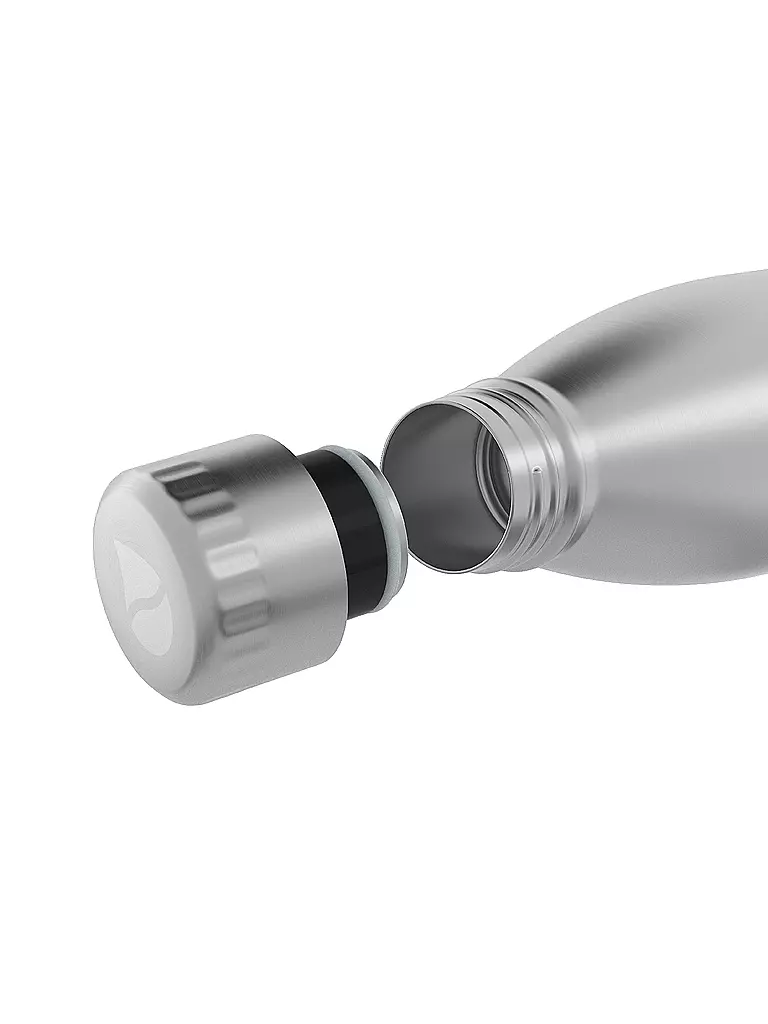 FLSK | Botella isotérmica - Botella de agua con vaso 0,7 l Stainless | 
