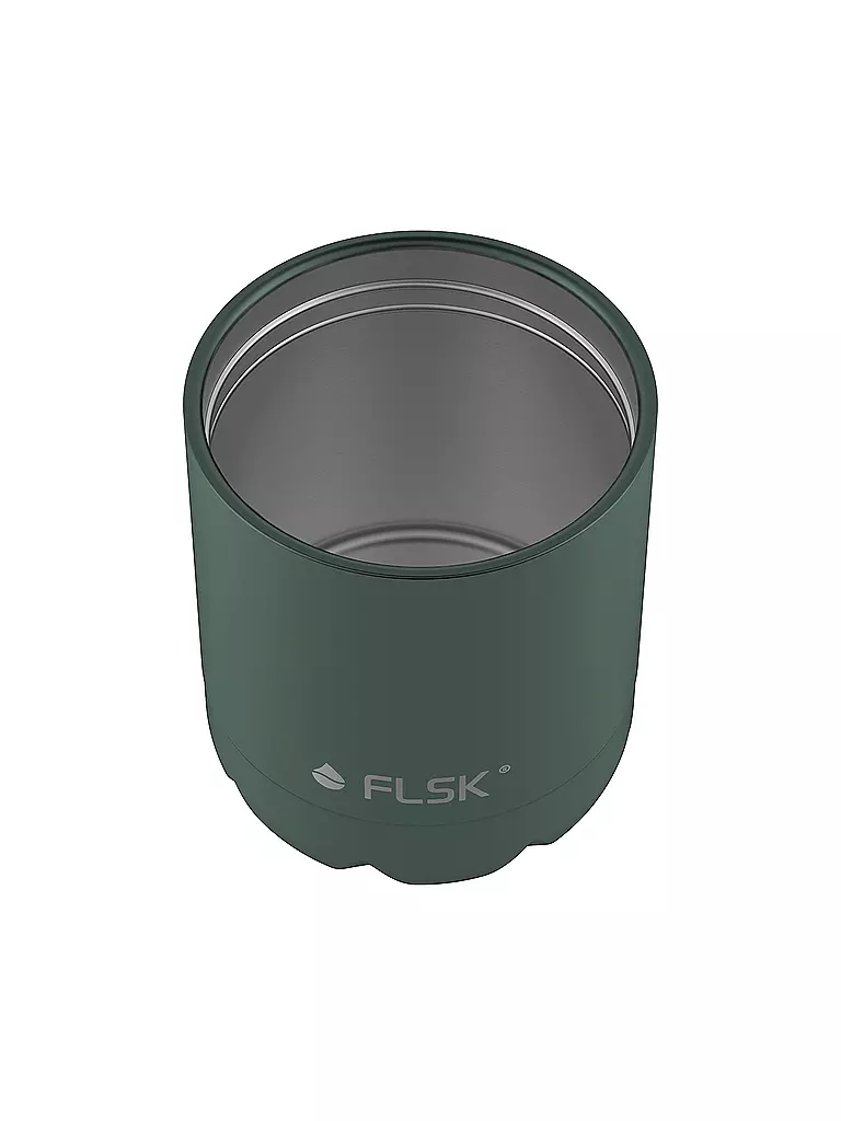 FLSK | Botella isotérmica - Botella de agua con vaso 0,7l Ridge-Green | 