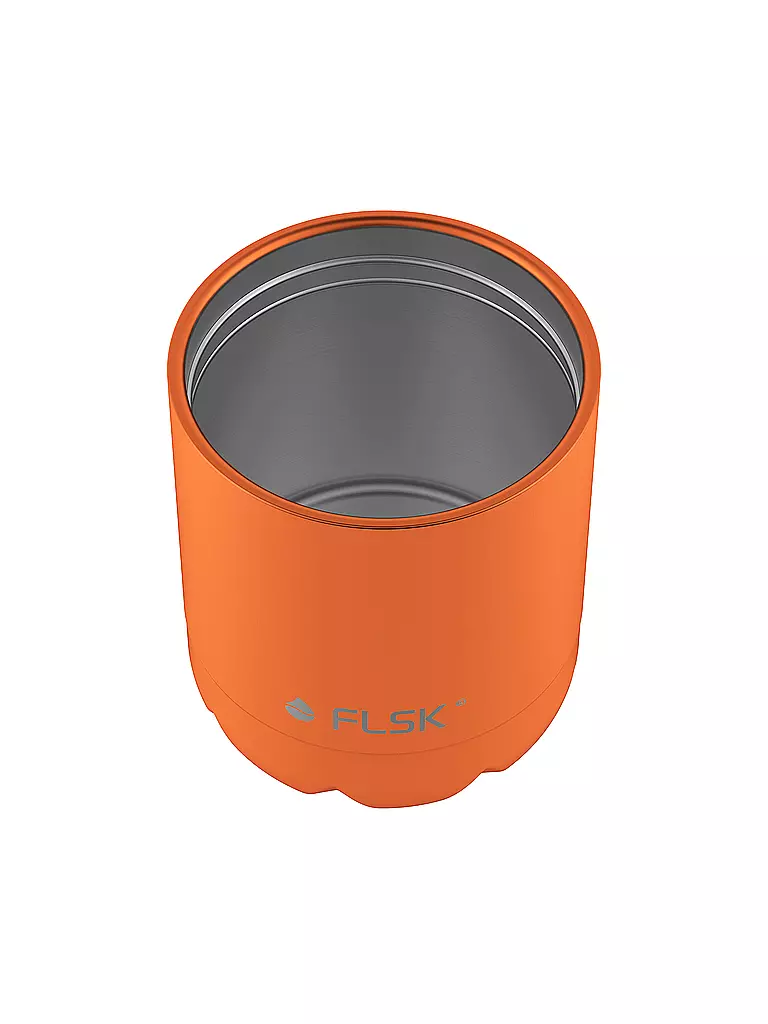 FLSK | Botella isotérmica - Botella de agua con vaso 0,7l Trail-Orange | 