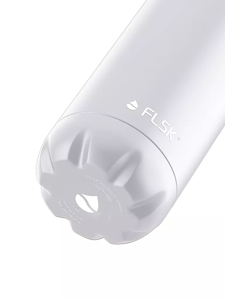 FLSK | Botella termo - Termo 0,5l Acero inoxidable Blanco | Blanco
