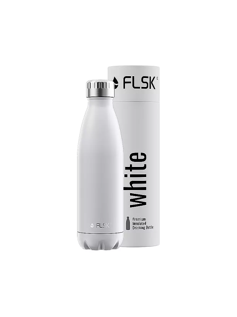 FLSK | Botella termo - Termo 0,5l Acero inoxidable Blanco | Blanco