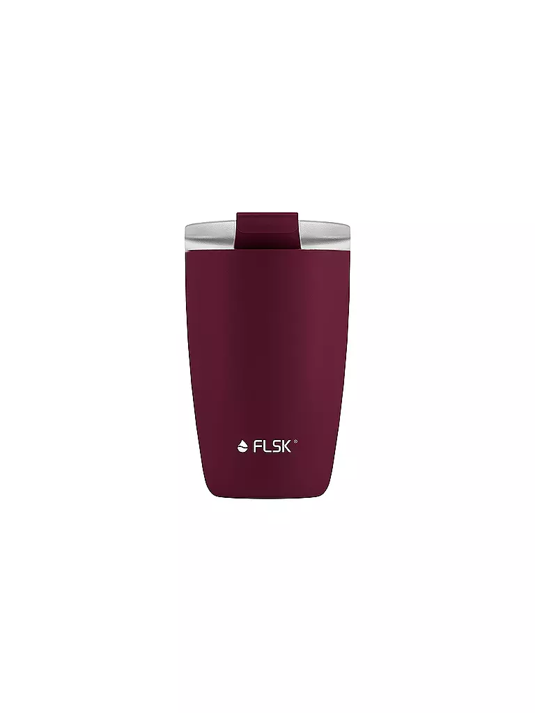 FLSK | Vaso isotérmico - Termo CUP para café para llevar de 0,35 l Winterberry | Rojo oscuro