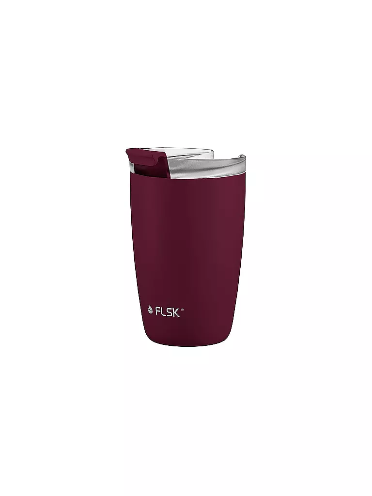 FLSK | Vaso isotérmico - Termo CUP para café para llevar de 0,35 l Winterberry | Rojo oscuro