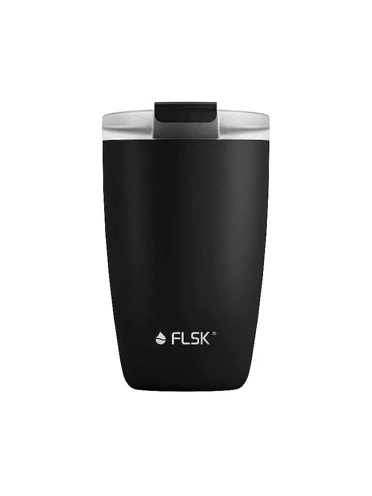 FLSK | Vaso isotérmico - Termo CUP Vaso para llevar café 0,35 l Negro | Negro