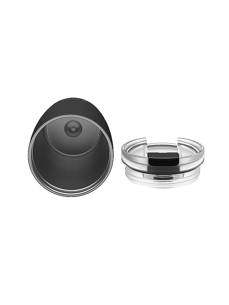 FLSK | Vaso isotérmico - Termo CUP Vaso para llevar café 0,35 l Negro |