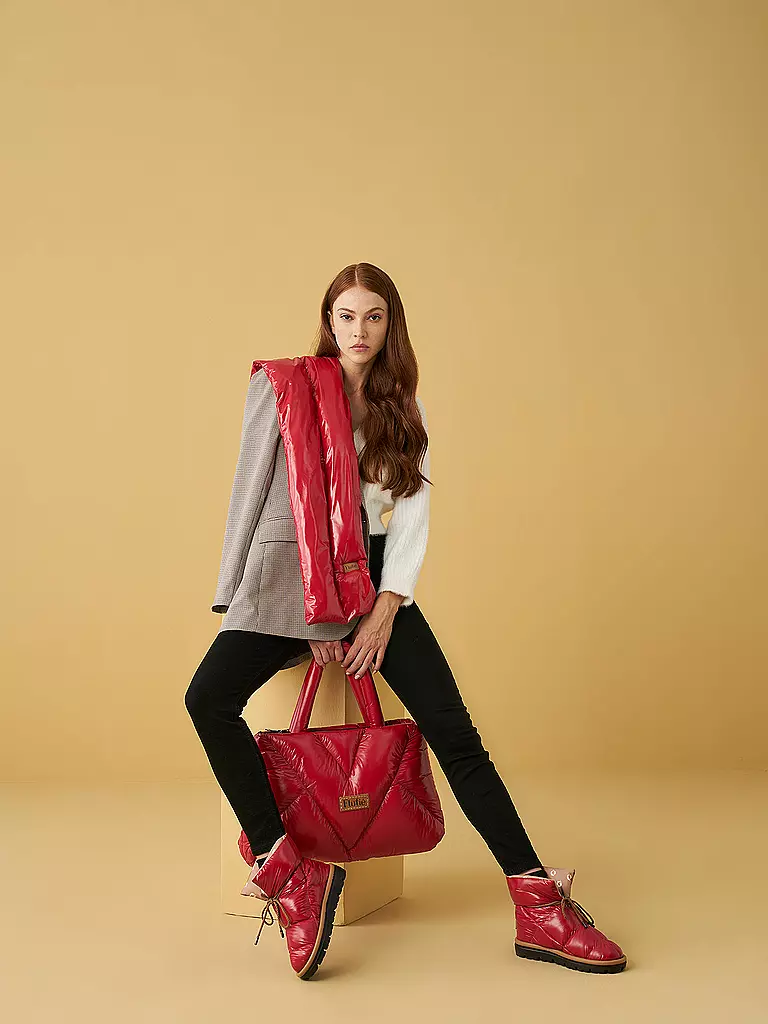 FLUFIE | Snowboots SHINY | Rojo