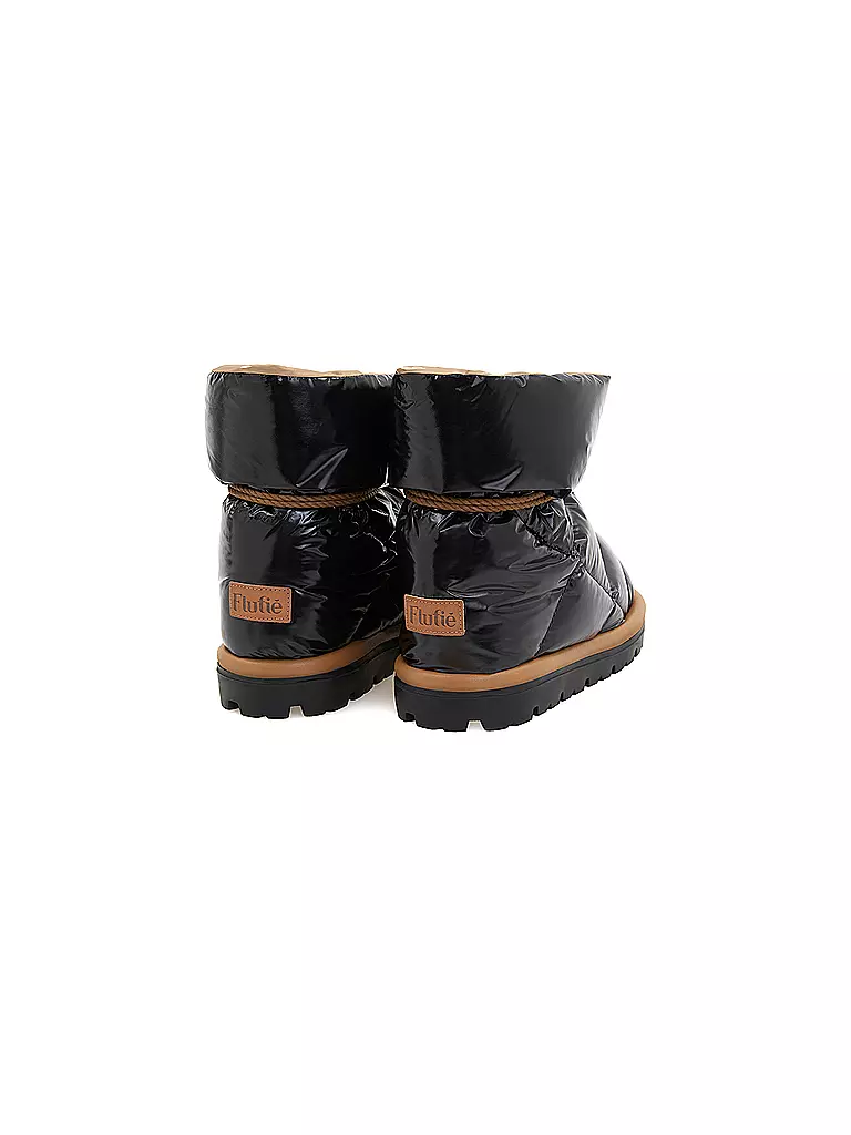 FLUFIE | Snowboots SHINY | Negro