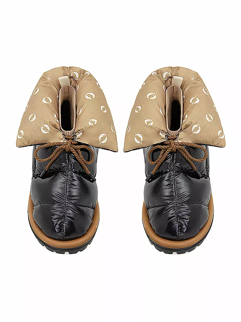 FLUFIE | Snowboots SHINY | Negro