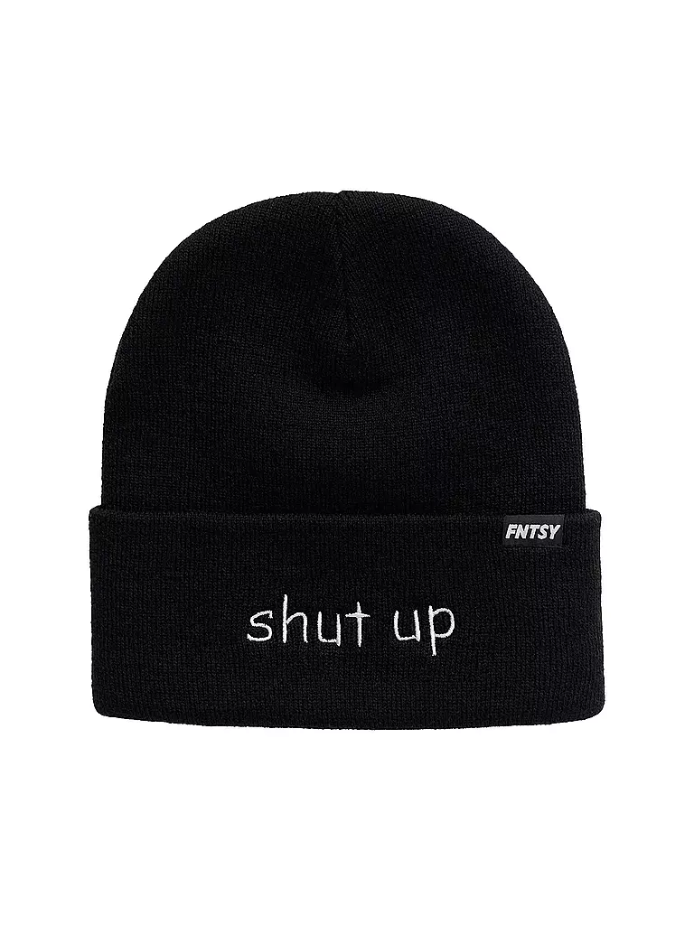 FNTSY | Gorro - Gorro SHUT UP | Negro