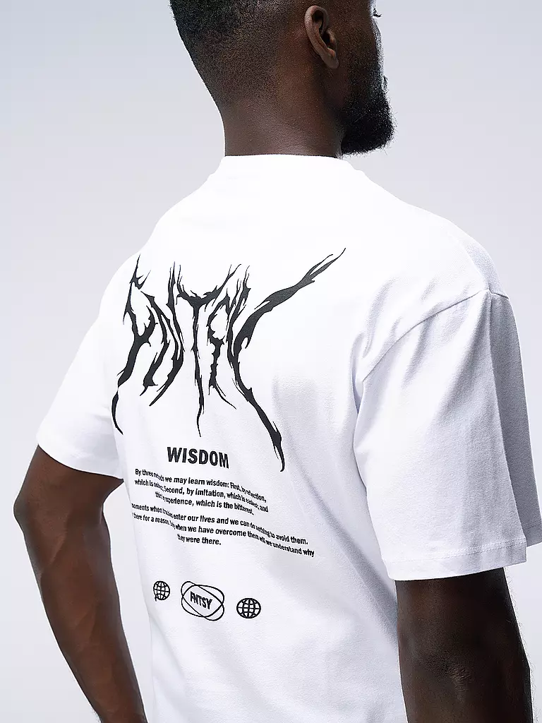 FNTSY | T-Shirt WISDOM | Blanco