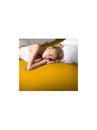 FORMESSE | Sábana bajera ajustable de punto BELLA DONNA 90/190 cm - 100/220cm Curry