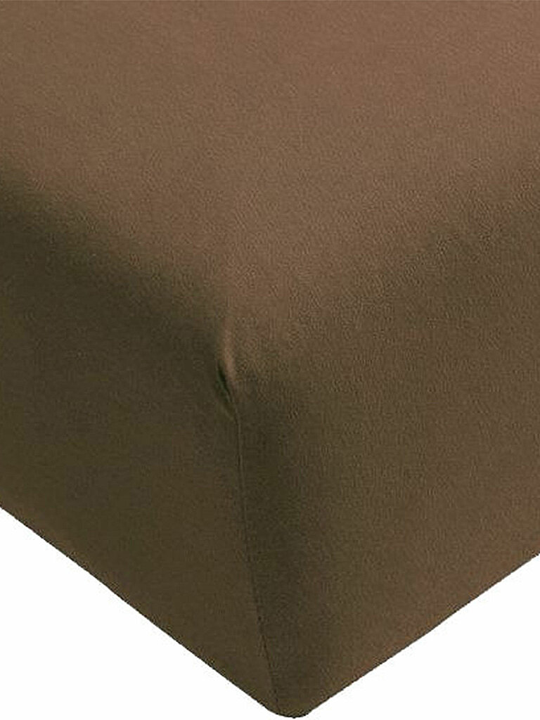 formesse Sábana bajera de jersey BELLA DONNA 90/190 cm - cm Trufa marrón