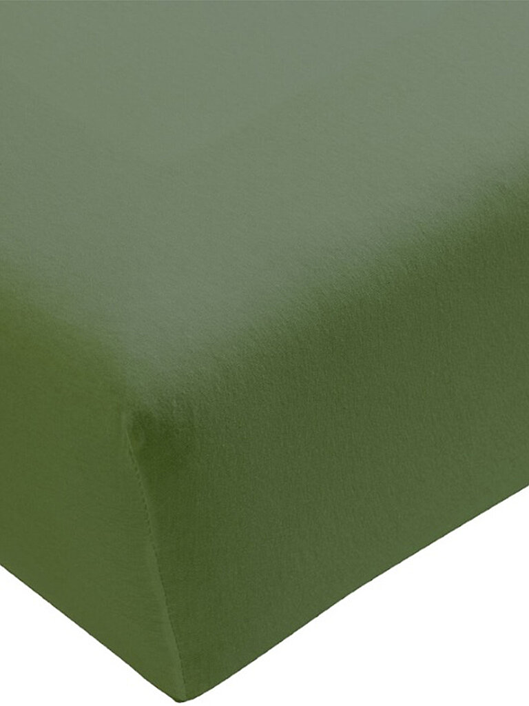 formesse Sábana bajera de jersey BELLA DONNA 90/190 cm - cm Oliva oliva