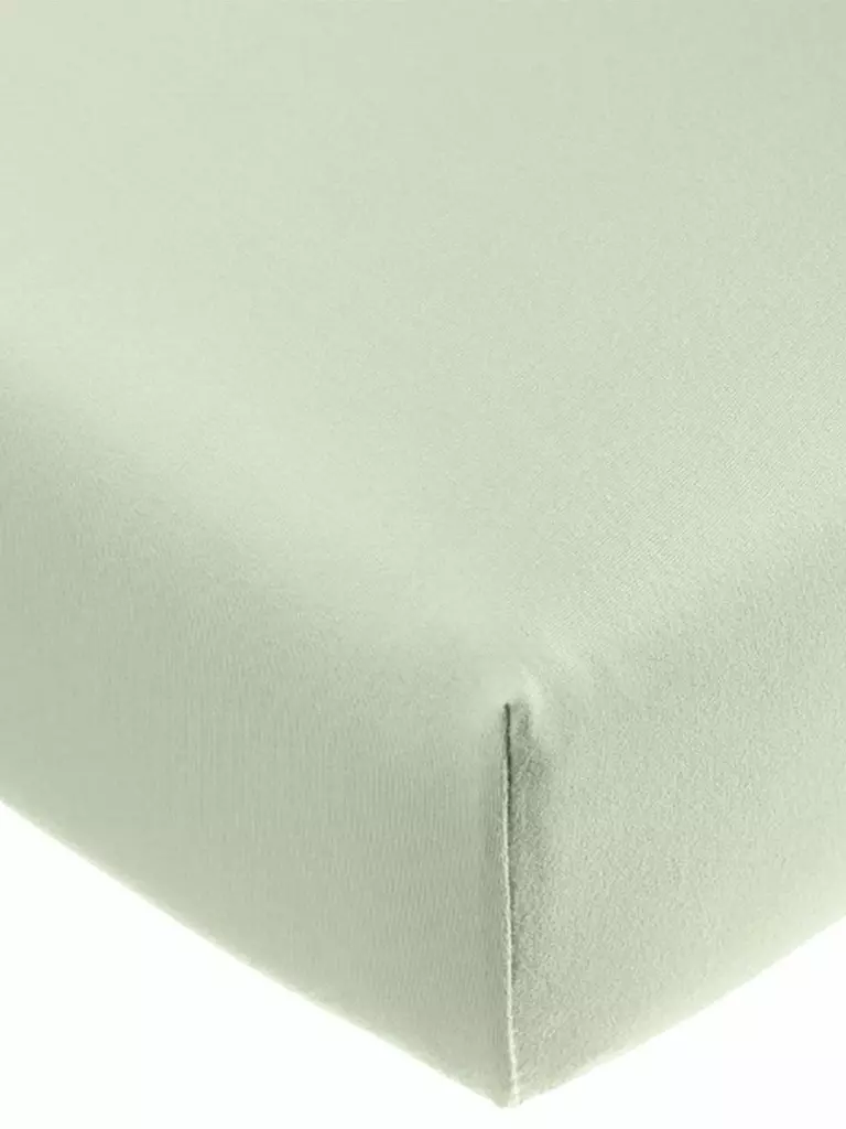 FORMESSE | Jersey-Spannleintuch "Bella Donna"  90/190 cm - 100/220cm (Pastellgrün) | Verde claro