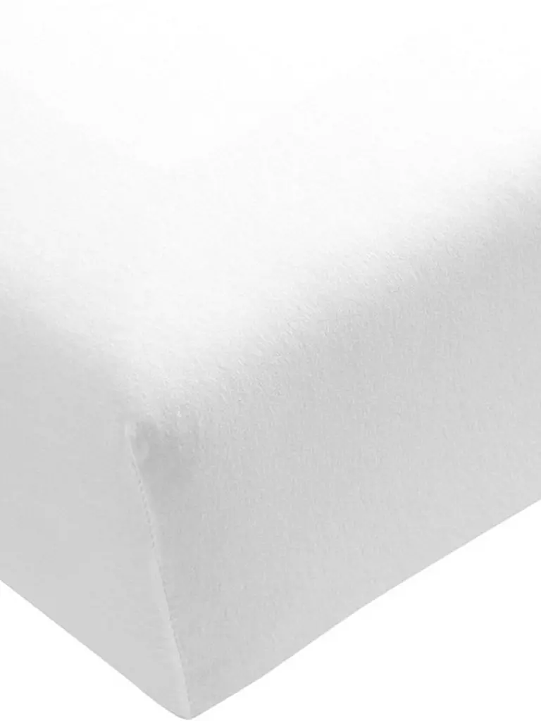 FORMESSE | Jersey-Spannleintuch "Bella Donna"  90/190 cm - 100/220cm (Weiss) | Blanco