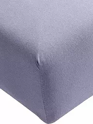 FORMESSE | Jersey-Spannleintuch "Bella Donna" 180/200 cm - 200/220 cm (Jeansblau) | Azul